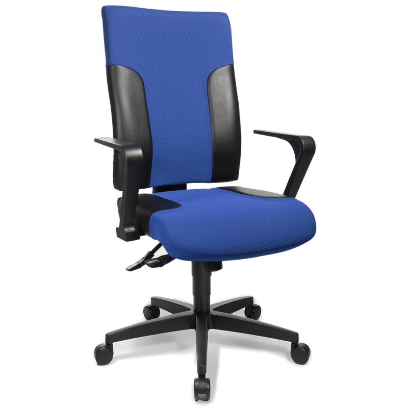 Topstar bureaustoel Two 20, zwart, 3D-netrug, 110 kg draagkracht